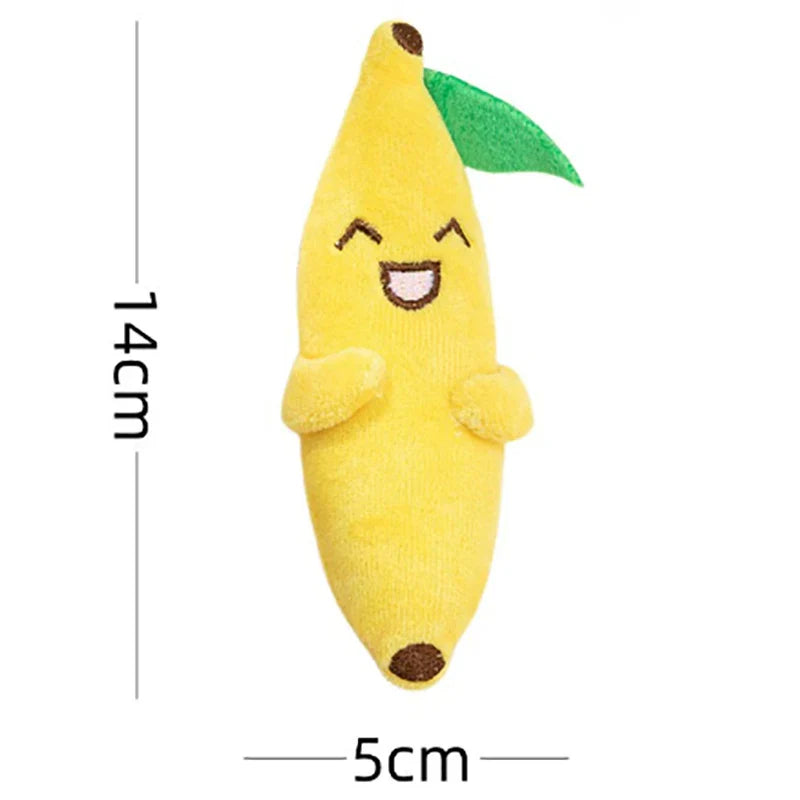 Catnip Plush Cat Toy – Cartoon Animal Dental Chew & Anti-Bite Soft Toy for Cats, Interactive Soothing Home Play