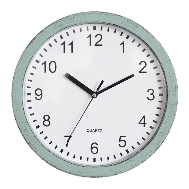Hidden Safe Wall Clock 9.8 in (25 cm) - Secret Compartment Clock Safe for Cash, Jewelry & Keys - Silent Decorative Wall Clock