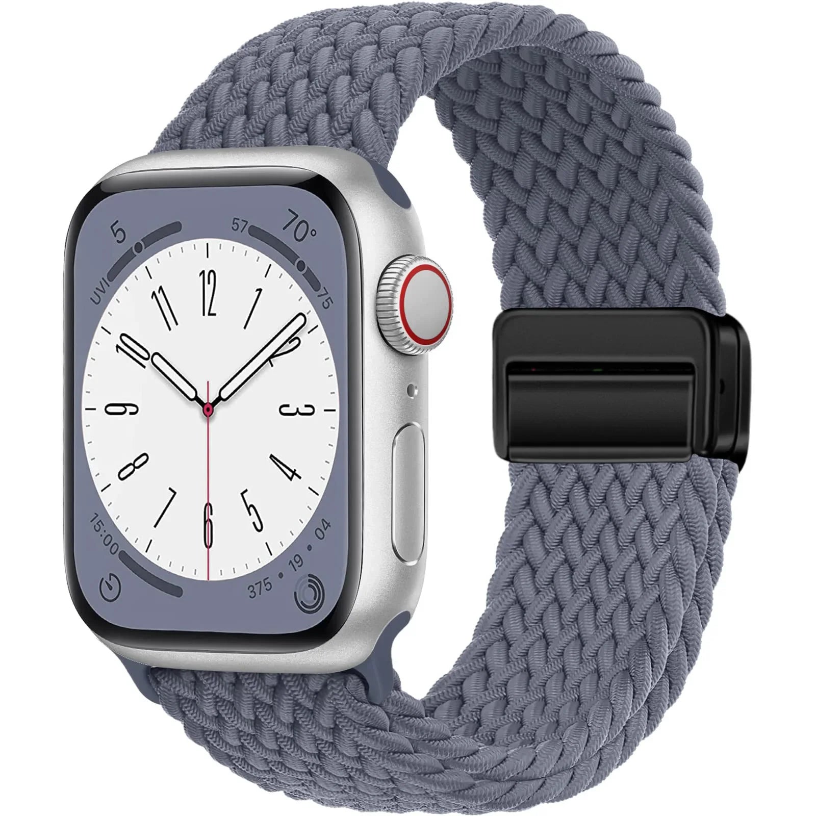Braided Strap For Apple Watch Band 44mm 40mm 45mm 49mm 41mm 38 buckle Bracelet iWatch Series se 7 3 6 8 9 Ultra 2 Magnetic Band