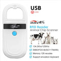 Handheld Pet Microchip Reader OLED — EMID & FDX-B (ISO11784/85) RFID Rechargeable Scanner for Dogs, Cats & Pigs