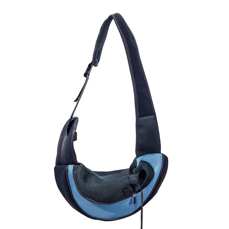 Crossbody Pet Carrier Sling Backpack – Breathable Thickened Nylon for Small Dogs & Cats