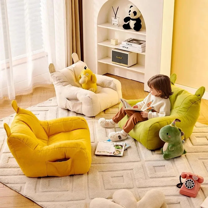Kids Reading Nook Chair Cute Patch Toddler Armchair for Bedroom, Playroom & Study