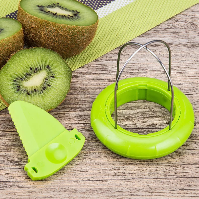 Kiwi Cutter Detachable Stainless Steel Fruit Peeler & Scoop - Easy Kiwi, Lemon and Avocado Peeling