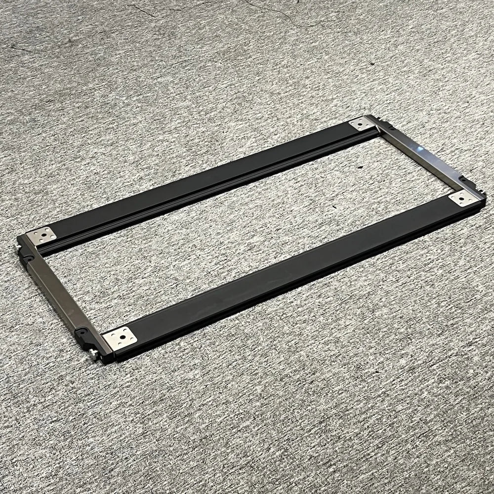 Outdoor IGT Frame Camping Table - Removable Foldable Black Tabletop with 2/3/4 Unit Legs
