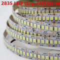 LED Strip Light 10mm PCB SMD2835 240 LEDs/m 1–5m (3.3–16.4 ft) DC12V/24V IP20 Non-Waterproof Flexible White/Warm White