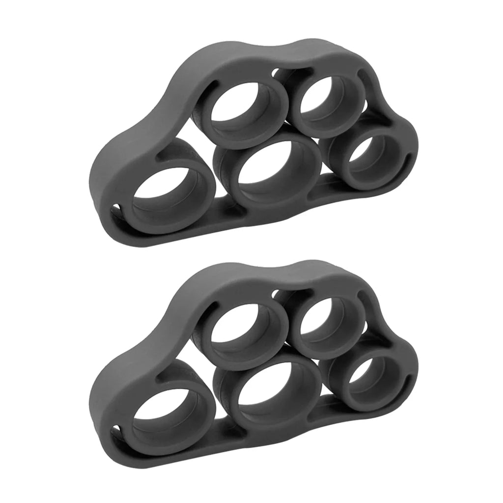 5-Finger Silicone Finger Strengthener Ring – Hand Grip & Finger Exerciser for Rehab, Guitar Practice, Stress Relief