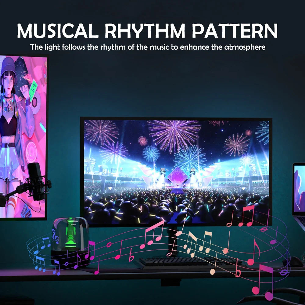 RGB Monitor Backlight LED Strip – App & Music Sync Ambient Lighting for Gaming, PC & Room Decor
