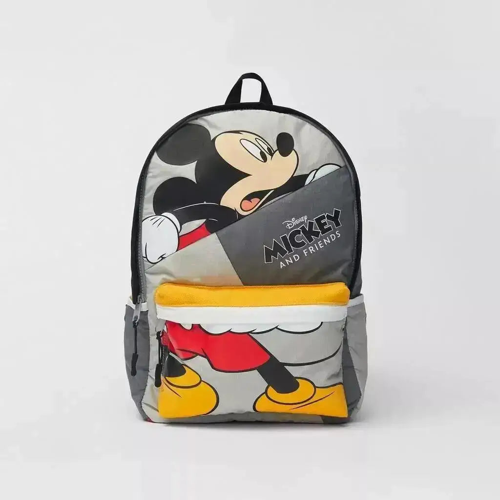 Kids Cartoon Printed Mini Backpack - Lightweight Nylon School Bag for Toddlers & Preschoolers (Ages 4-6)