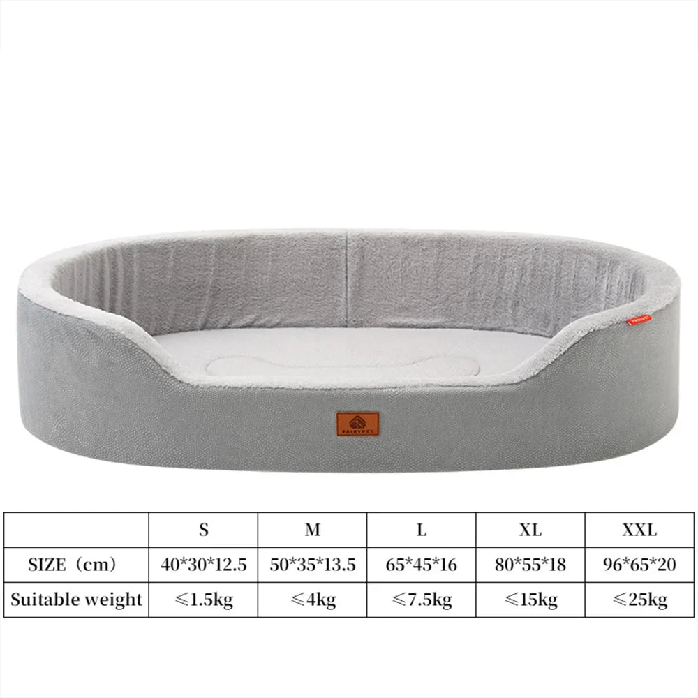 Orthopedic Waterproof Dog Bed for Medium to Large Dogs – Winter Couch Pet Bed