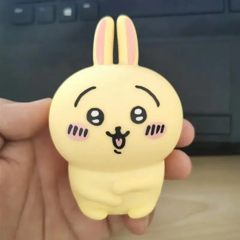 Chikawa Kawaii Hachiware Usagi Vinyl Night Light Doll – Luminous Anime Desktop Decoration & Surprise Gift for Girls