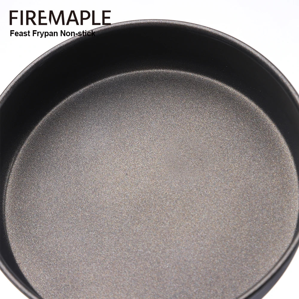 Lightweight Non-Stick Camping Frying Pan 0.9L (7.6 in) Foldable Handle – Hard Anodized Aluminum Skillet