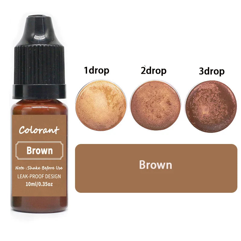 20-Color 10ml Candle Dye Liquid Colorant Set for Candle Making Soap Resin DIY Crafts