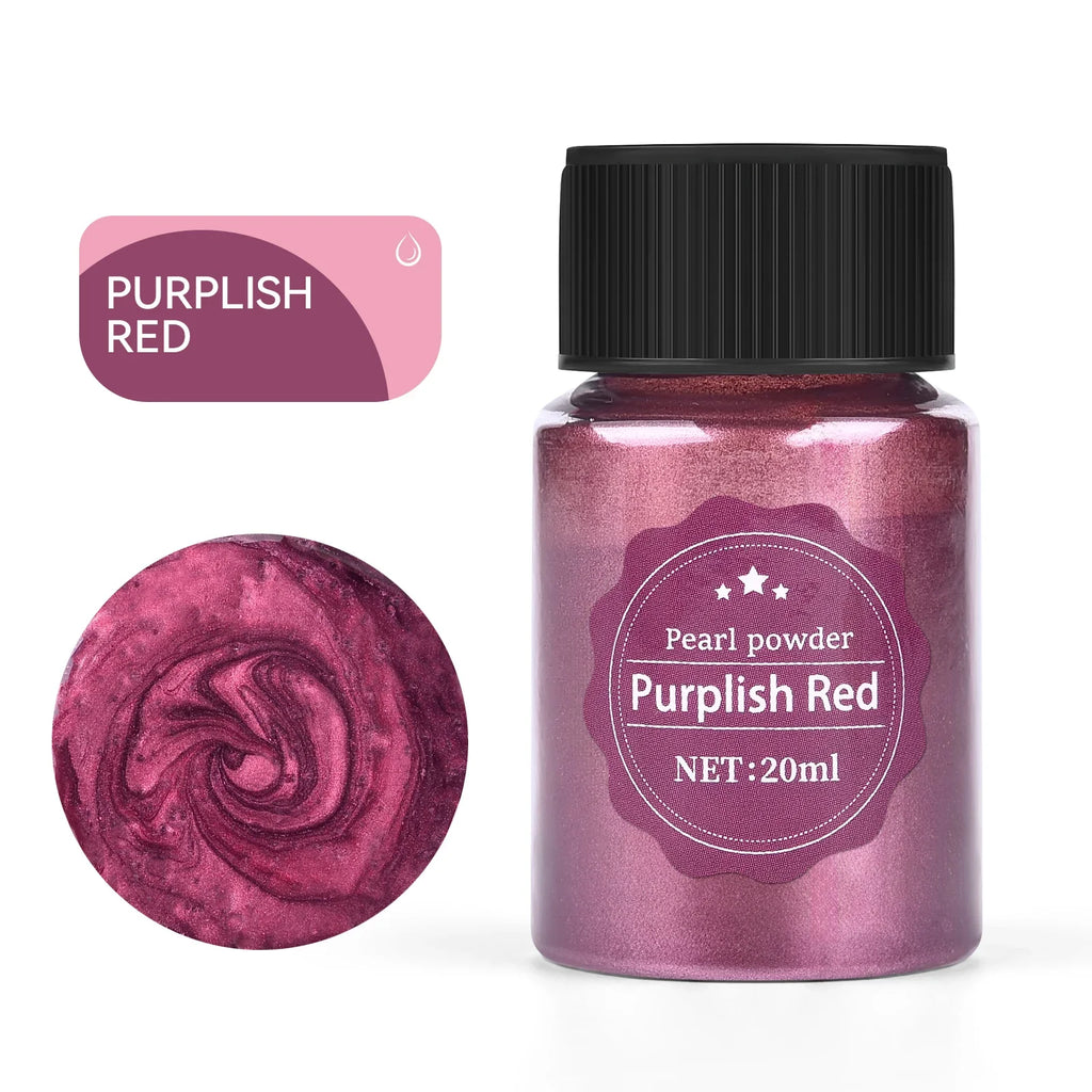 20ml (0.68 fl oz) Pearlescent Mica Powder - Pearl Pigment for Resin, Jewelry, Candles & Nail Art