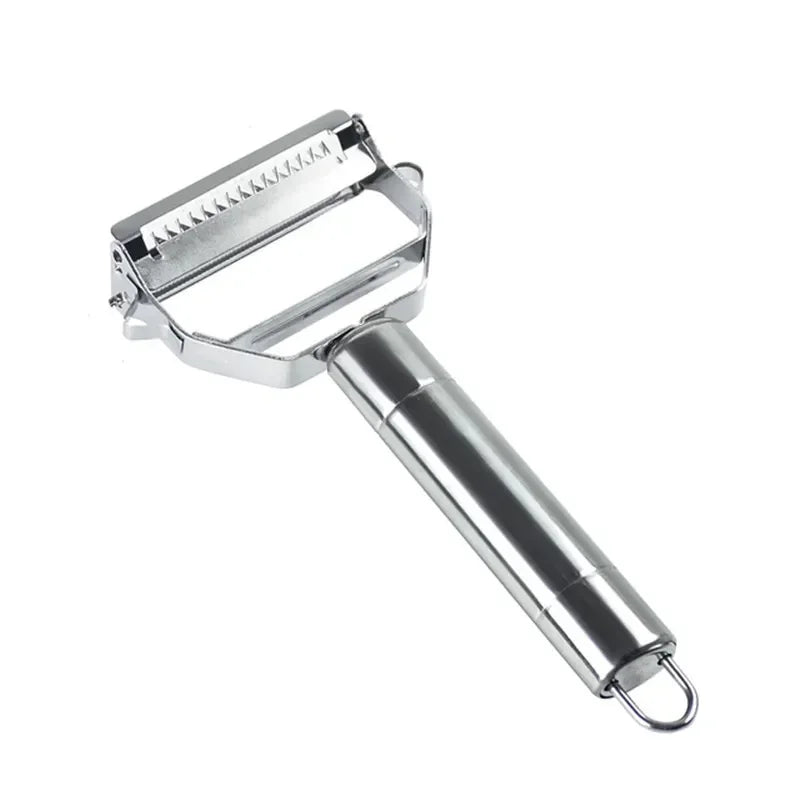 Multifunctional Stainless Steel Vegetable Peeler & Julienne Slicer for Potatoes, Carrots & Cucumbers