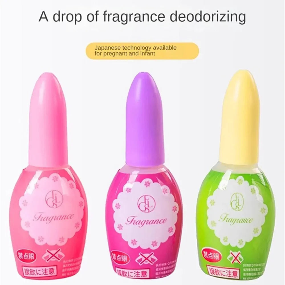 20ml (0.68 fl oz) Long-Lasting Toilet Deodorizer & Aromatherapy Air Freshener — Fast Odor Eliminator for Bathroom, Drain, Sink, Trash Can
