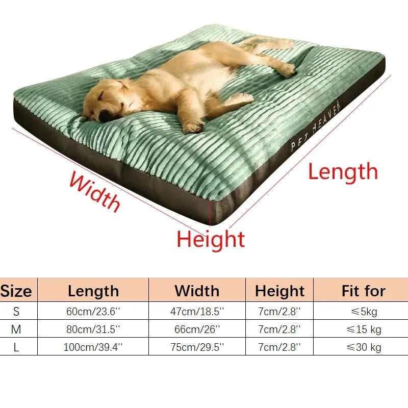 Warm Dog Bed Pet Sofa Winter Mat for Halloween and Christmas — Cozy Puppy Basket (Medium & Large)