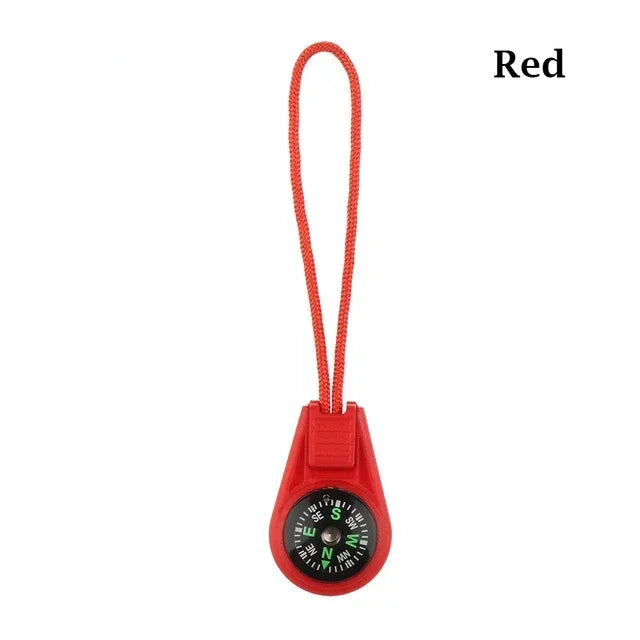 Mini Tactical Pocket Compass Keychain - Survival Compass for Camping, Hiking & Travel