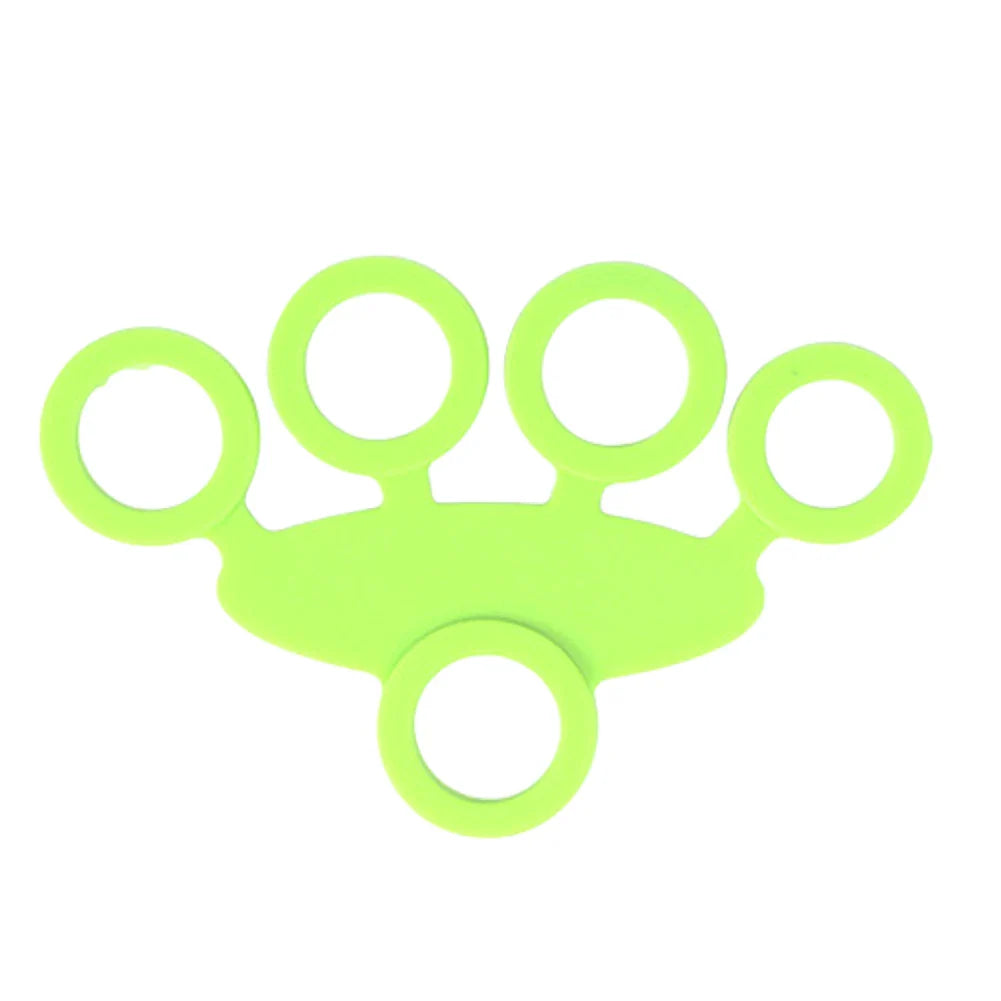 5-Finger Silicone Finger Strengthener Ring – Hand Grip & Finger Exerciser for Rehab, Guitar Practice, Stress Relief