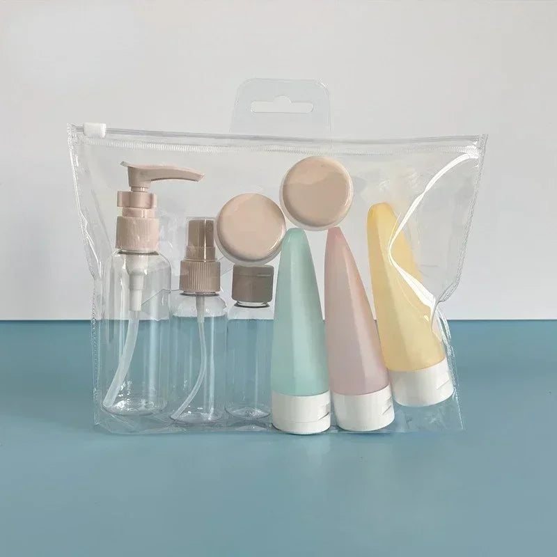 11-Pack Refillable Travel Bottle Set - 120ml (4.06 oz) & 60ml (2.03 oz) Spray, Squeeze & Tube Bottles for Perfume, Lotion & Shampoo
