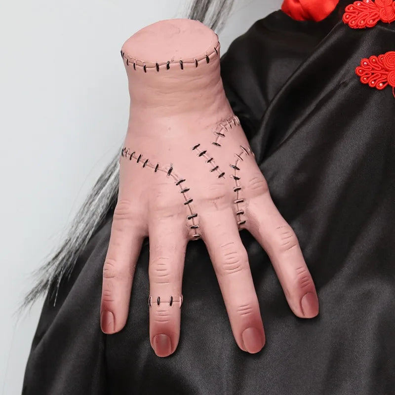 Wednesday Addams Thing Soft Hand PVC Cosplay Figurine 7.7 x 5.1 x 5.5 in (19.5 x 13 x 14 cm)