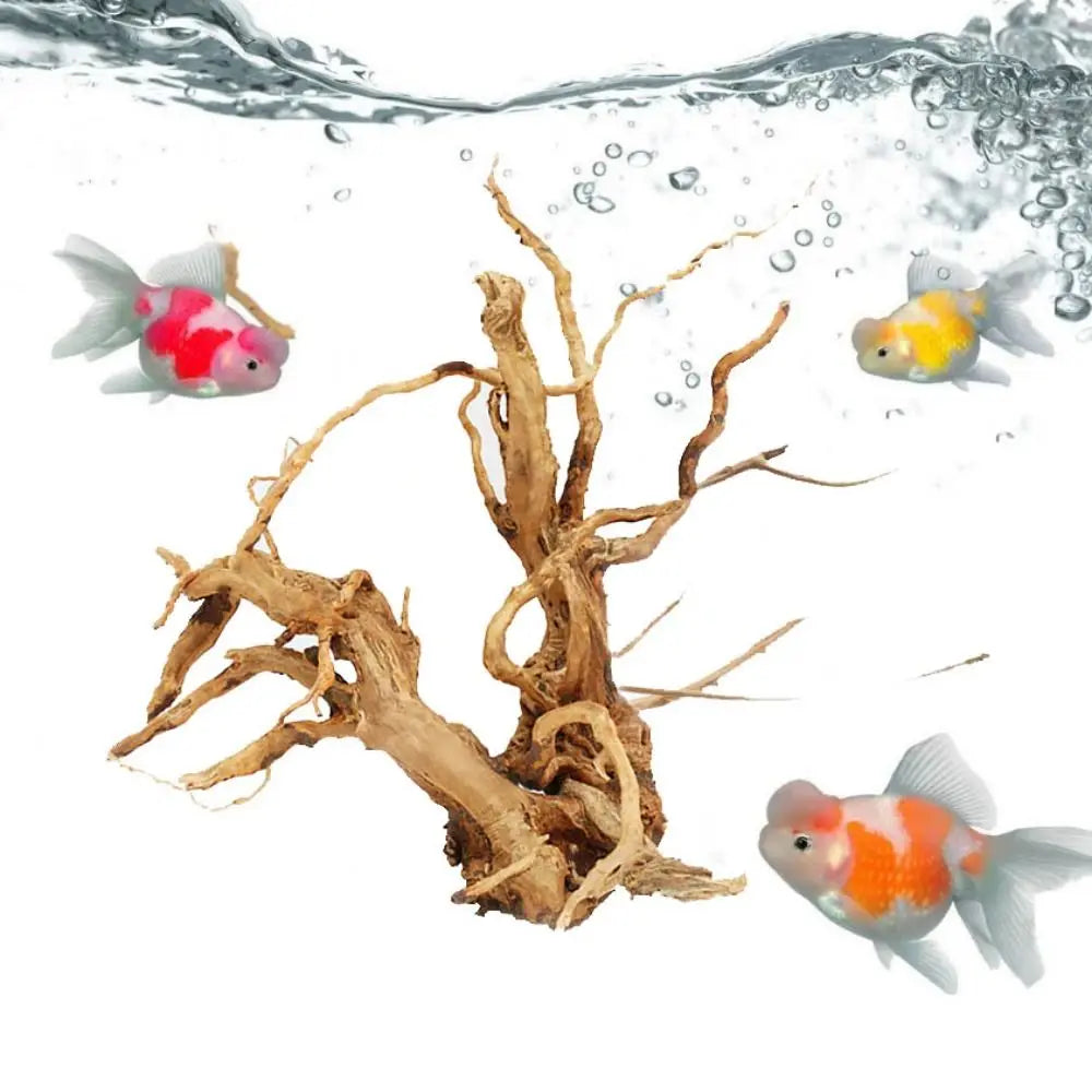 Large Natural Driftwood Aquarium Decor Tree Stump for Fish Tank, Plant & Terrarium Landscaping