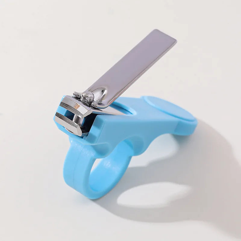 Baby Safety Nail Clippers & Scissors - Mini Stainless Steel Rounded Tip Trimmer for Newborns and Infants