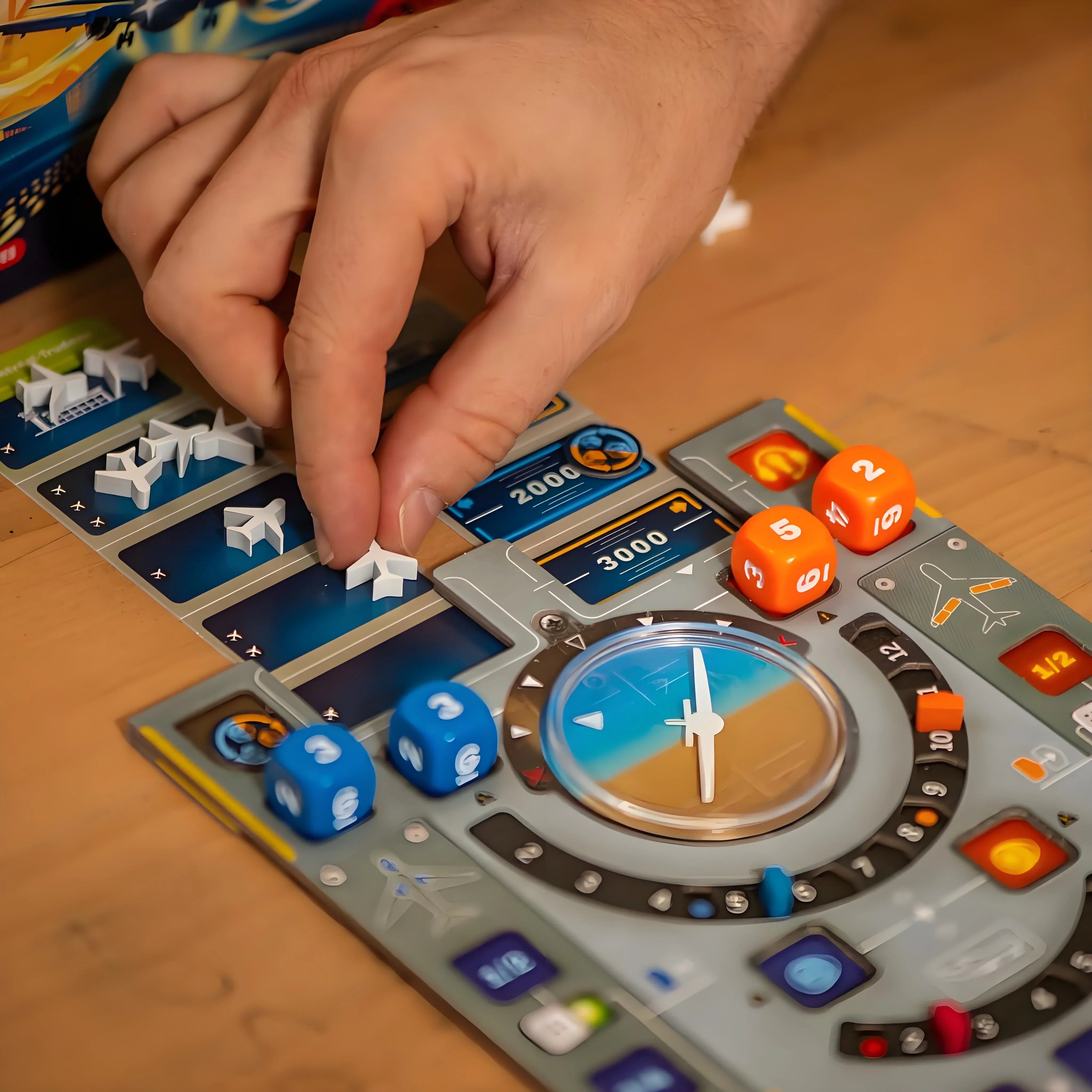 Sky Team Cooperative Board Game - 2-Player Strategy Game to Land the Plane, 20-Min Fast Play for Teens & Adults 14+