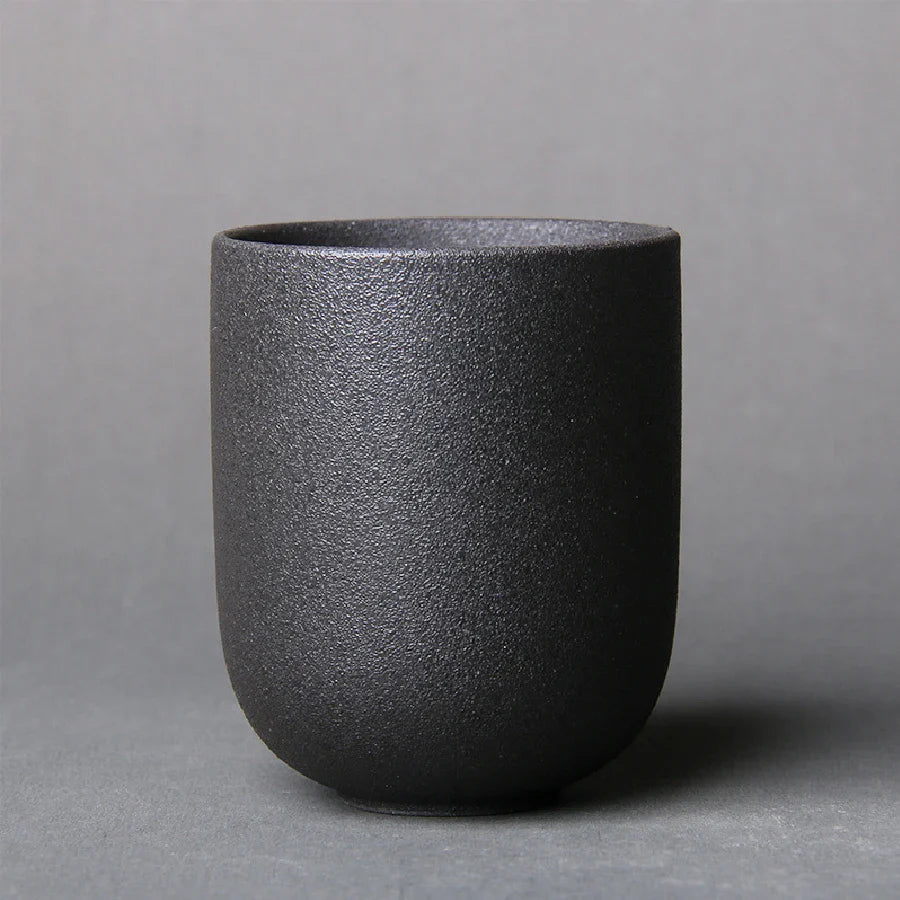 Vintage Ceramic Tea Cup 130 ml (4.4 fl oz) Japanese Stoneware Porcelain Mug for Kung Fu Tea, Sake & Coffee