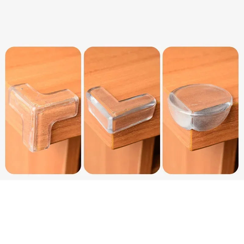 Baby Corner Protectors - Soft PVC Table Edge Guards for Child Safety, Anti-Collision Bumpers (4-Pack / 10-Pack)