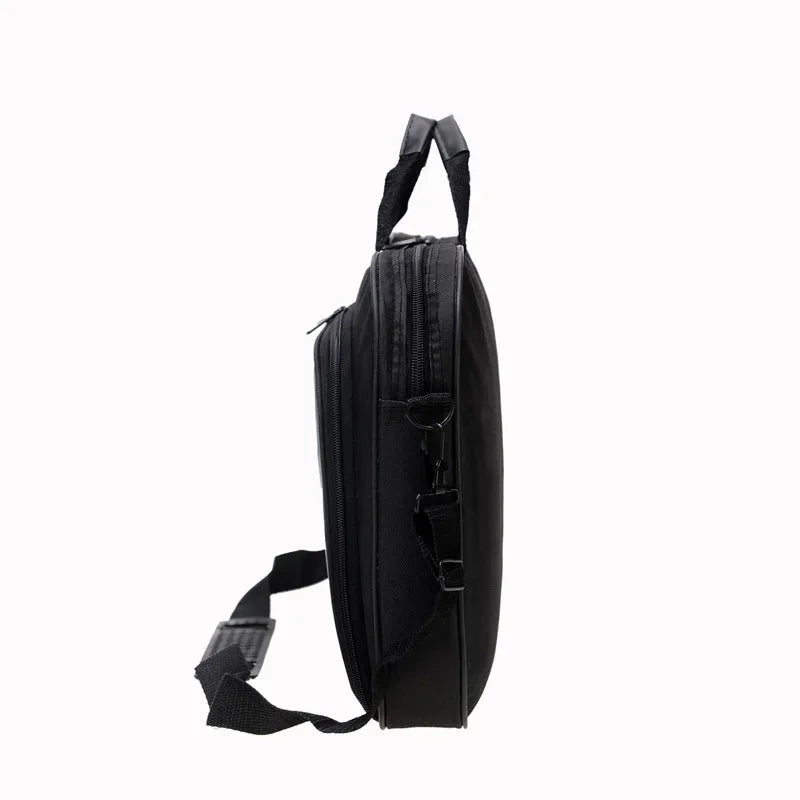 15.6–17 Inch (39.6–43.2 cm) Nylon Laptop Briefcase – Business Shoulder Bag with Zipper