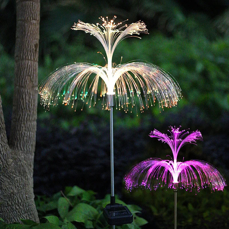 7-Color Changing Solar Jellyfish Garden Light – Waterproof LED Outdoor Pathway & Lawn Lamp