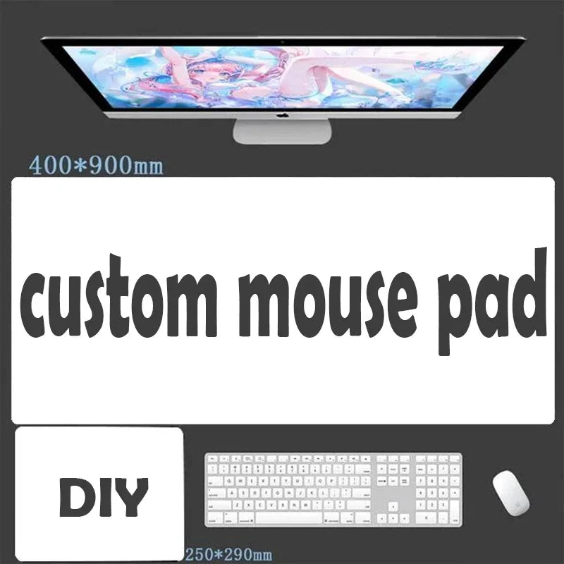 Custom Printed Anime Mouse Pad – Extra Large XXL Gaming Desk Mat, Soft Rubber Non-Slip Keyboard & Mouse Pad