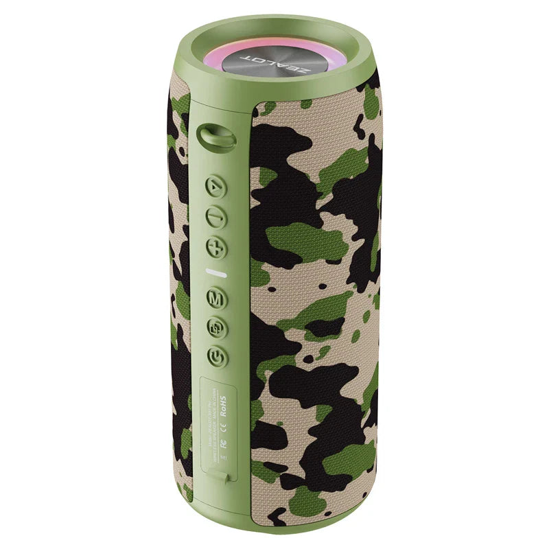 40W Bluetooth 5.2 Portable Speaker, IPX5 Waterproof 3D Stereo Bass TWS Boom Box, 4000mAh