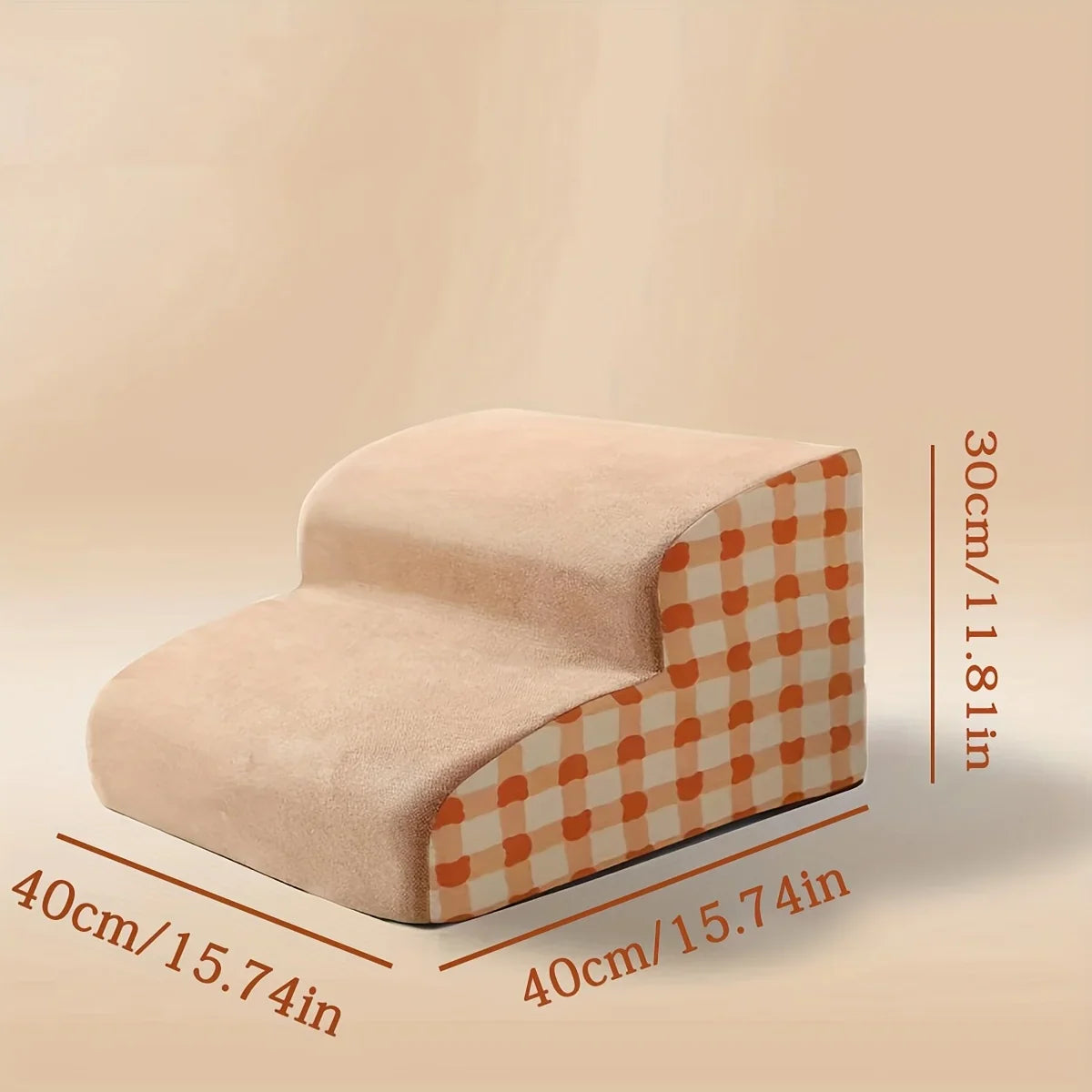 High-Density Foam Pet Steps 2 or 3-Step Non-Slip Dog & Cat Stairs for Older Pets Sofa Bed Ladder for Joint Pain