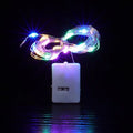 Button Battery Fairy String Lights - Warm White LED (1m/3.3ft, 2m/6.6ft, 3m/9.8ft; 10/20/30 LEDs) - 1/5/10 Pack - Indoor/Outdoor Decor for Bedroom, Garden, Christmas, Wedding