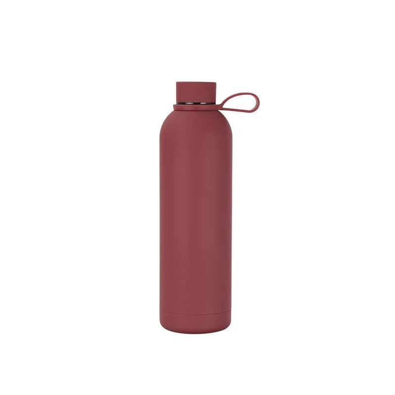 Personalized Stainless Steel Vacuum Water Bottle 17oz (500ml), Custom Name Laser Engraved Sports Tumbler