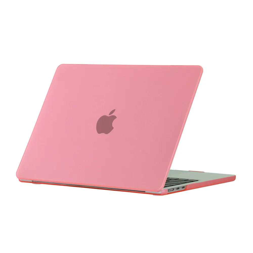 MacBook Hard Shell Protective Case – Fits Air 13-inch (33.0 cm) & 13.6-inch (34.5 cm), Air 15.3-inch (38.9 cm), Pro 14-inch (35.6 cm) & Pro 16.2-inch (41.1 cm) – Snap-On PVC Top & Bottom Cover