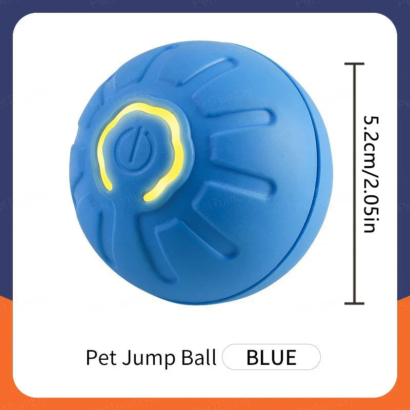 Interactive Rechargeable Pet Ball Toy USB — Automatic Moving Bouncing Ball for Puppies & Kittens, 5.2 cm (2.05 in)
