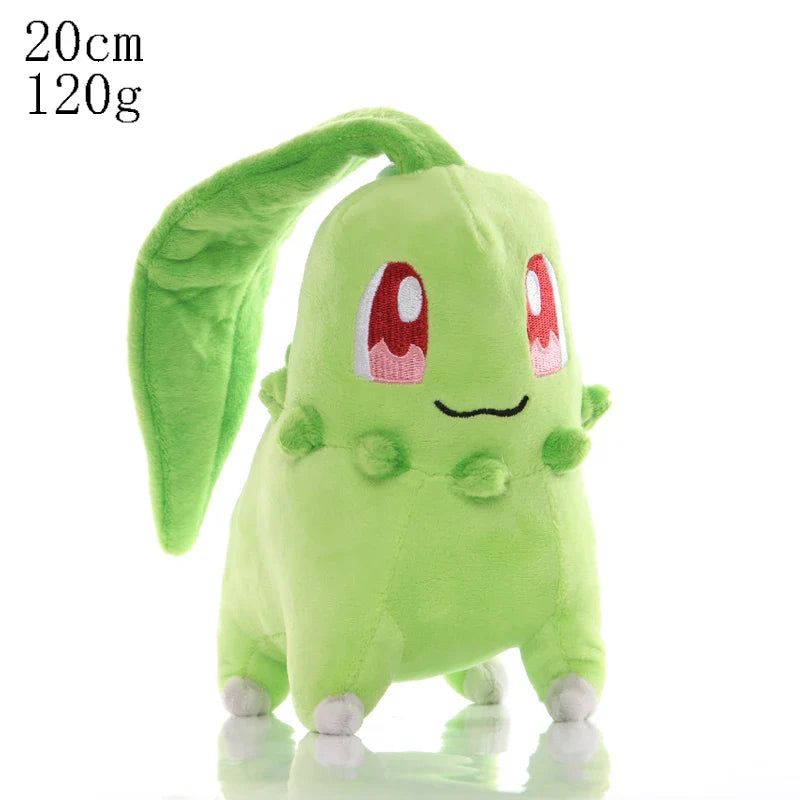 Pikachu & Friends 8 in (20 cm) Plush Stuffed Animal — Pikachu Charmander Squirtle Bulbasaur Eevee Scorbunny Gengar Snorlax Christmas Gift