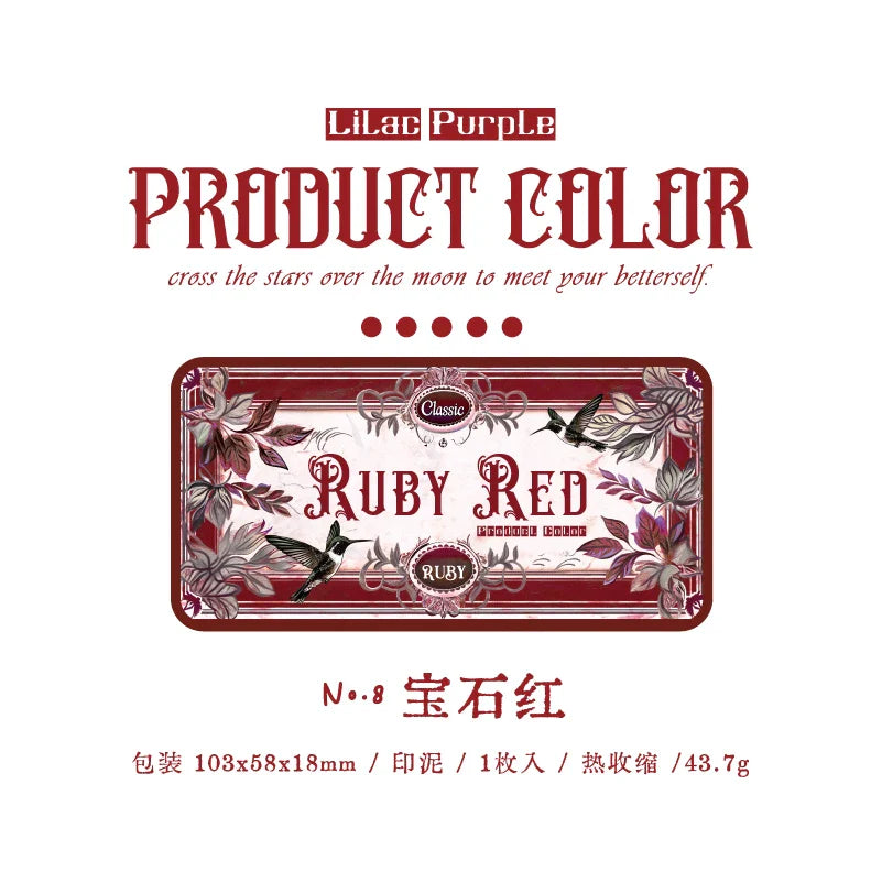 Retro Gothic Ink Pad for DIY Crafts & Scrapbooking – for Rubber and Wooden Stamps, Paper Stationery
