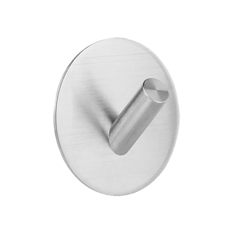 Stainless Steel Bathroom Hardware Set - Towel Rack, Toilet Paper Holder & Hook (Polished Silver)