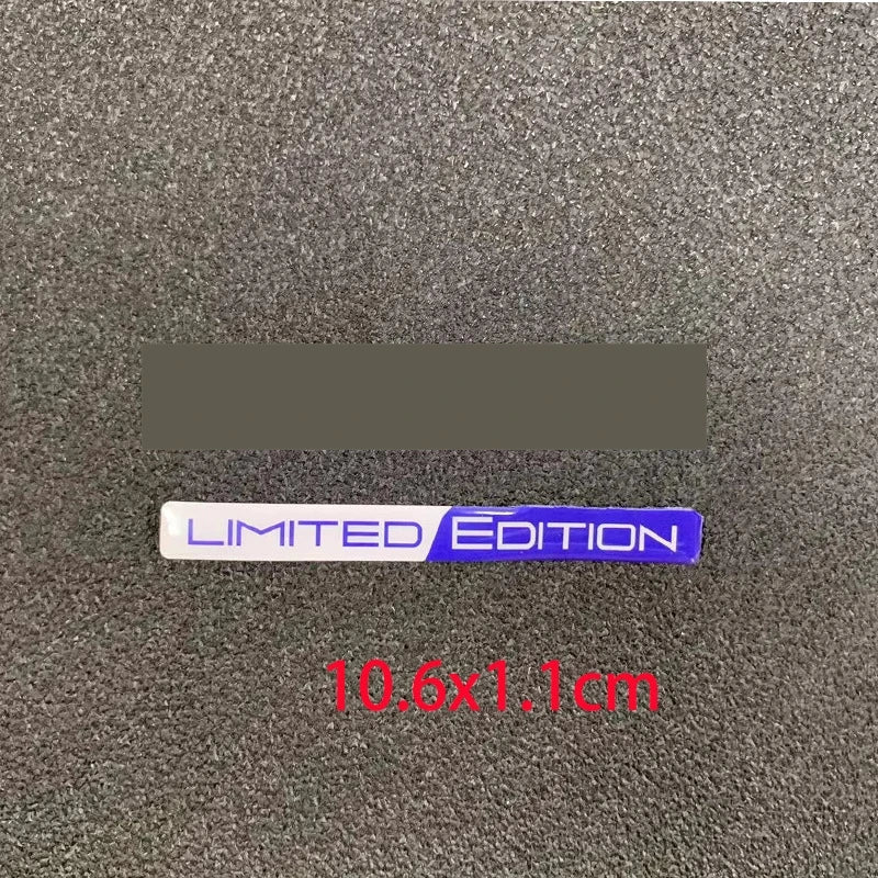 3D Aluminum Emblem Badge Sticker Decal for Car & Motorcycle - Self-Adhesive Automotive Emblem