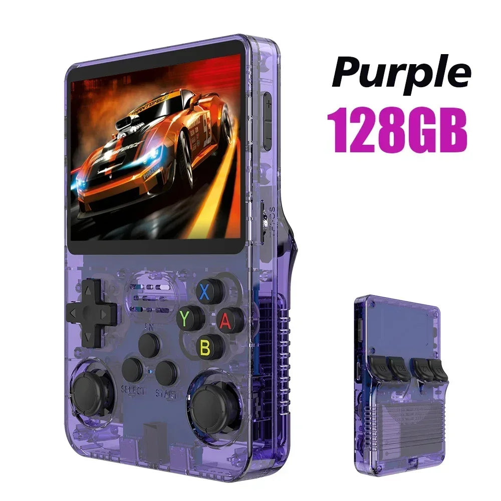 Open Source Retro Handheld Game Console Linux Portable Pocket Player 3.5-inch (8.9 cm) IPS Screen, 64GB or 128GB Preloaded Games