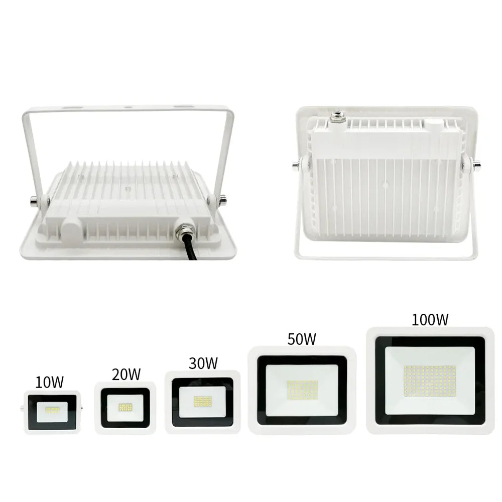 LED Flood Light AC 220V IP68 Waterproof Outdoor Garden Reflector Spotlight – 10W 20W 30W 50W 100W