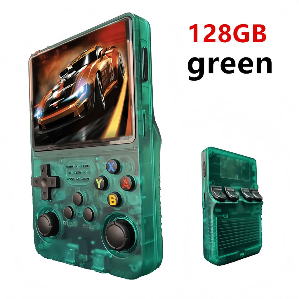 Retro Handheld Game Console 3.5-Inch (8.9 cm) IPS Screen, 128GB Preloaded with 20,000 Games, Portable Linux Pocket Player