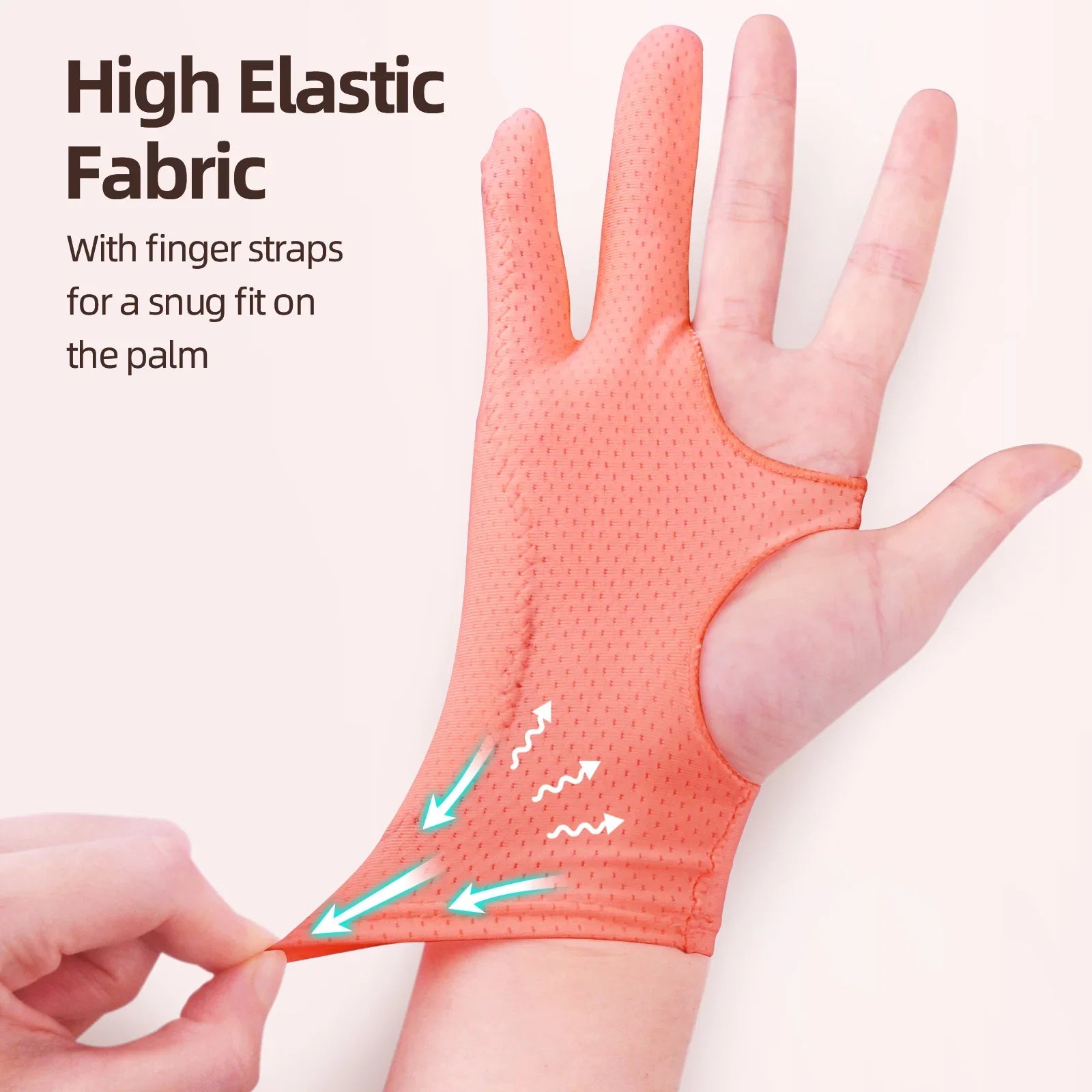 Two-Finger Anti-Fouling Touchscreen Drawing Glove for Tablet and Phone, Anti-Contact Stylus Glove