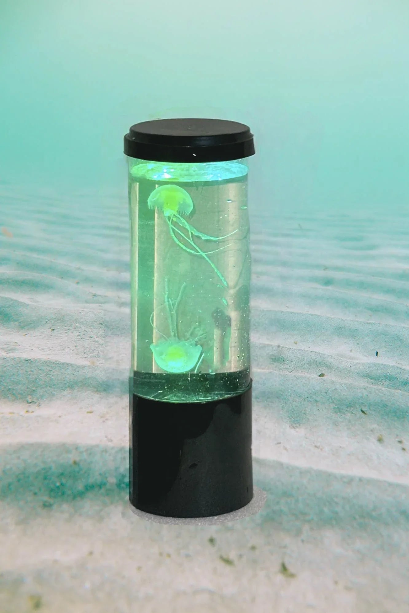 8-Inch (20 cm) Jellyfish Lava Lamp LED 7-Color Aquarium Night Light for Bedroom Desktop Decoration Gift