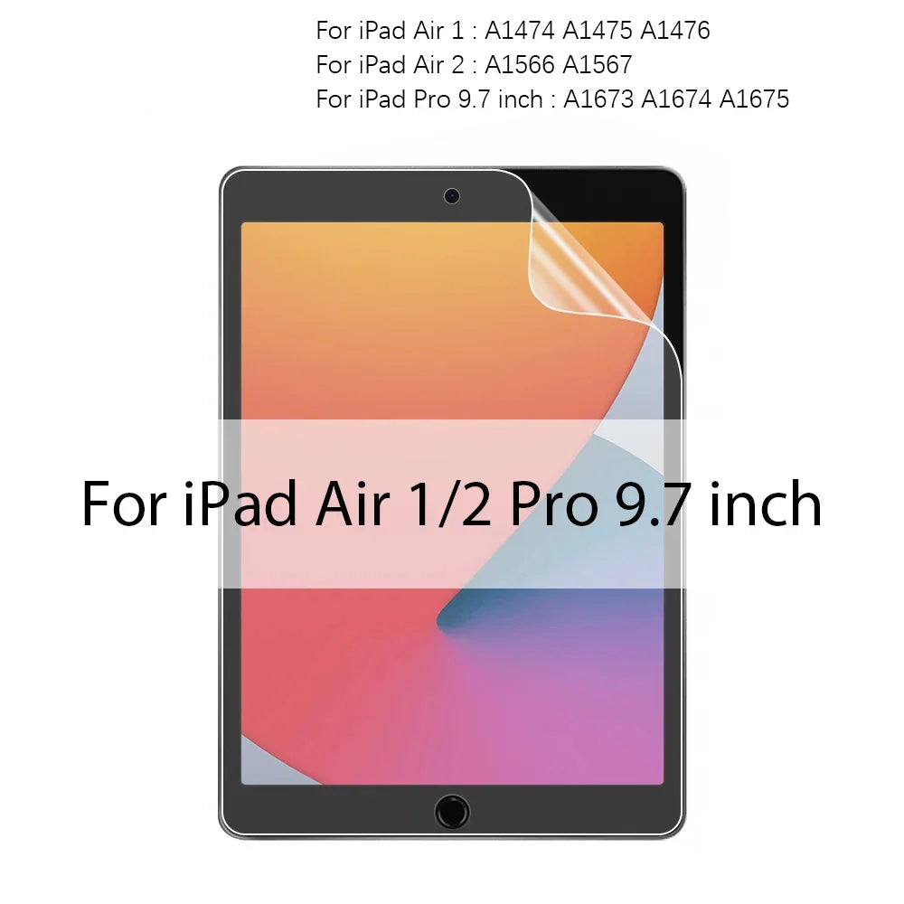 Paper-Feel Matte PET Screen Protector for iPad — 11-inch (27.9 cm) Anti-Glare Stylus-Friendly