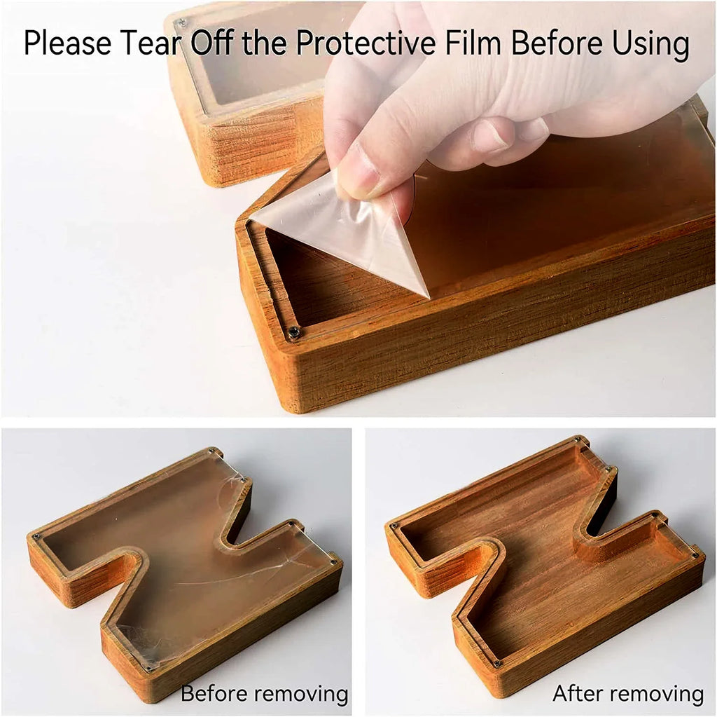 26-Letter Wooden Piggy Bank Alphabet Moneybox Coin Saving Box for Kids Desktop Home Decor