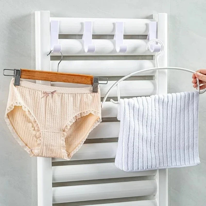 Single Radiator Towel Hook – Over-Heater Hanger Clips for Towels, Robes & Scarves